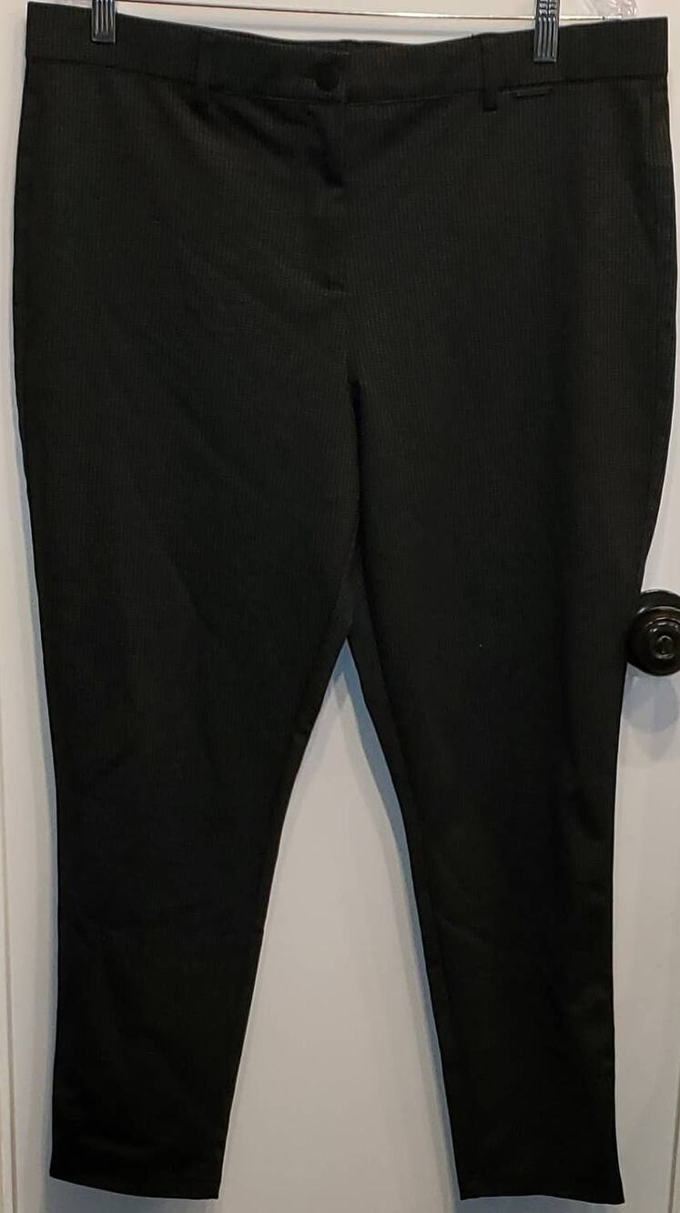 Mario Serrani Women's Italy Soft Houndstooth Slacks Trouser Size XL